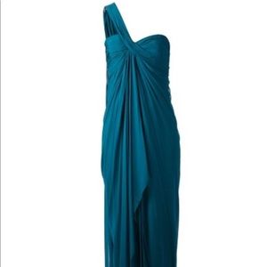 Silk Chiffon Grecian Gown Bridesmaid or Prom Dress